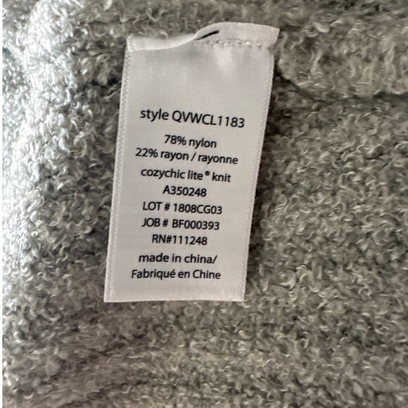 Barefoot Dreams Cozy‎ Chic Lite Ribbed Cardigan S/M - Picture 5 of 5